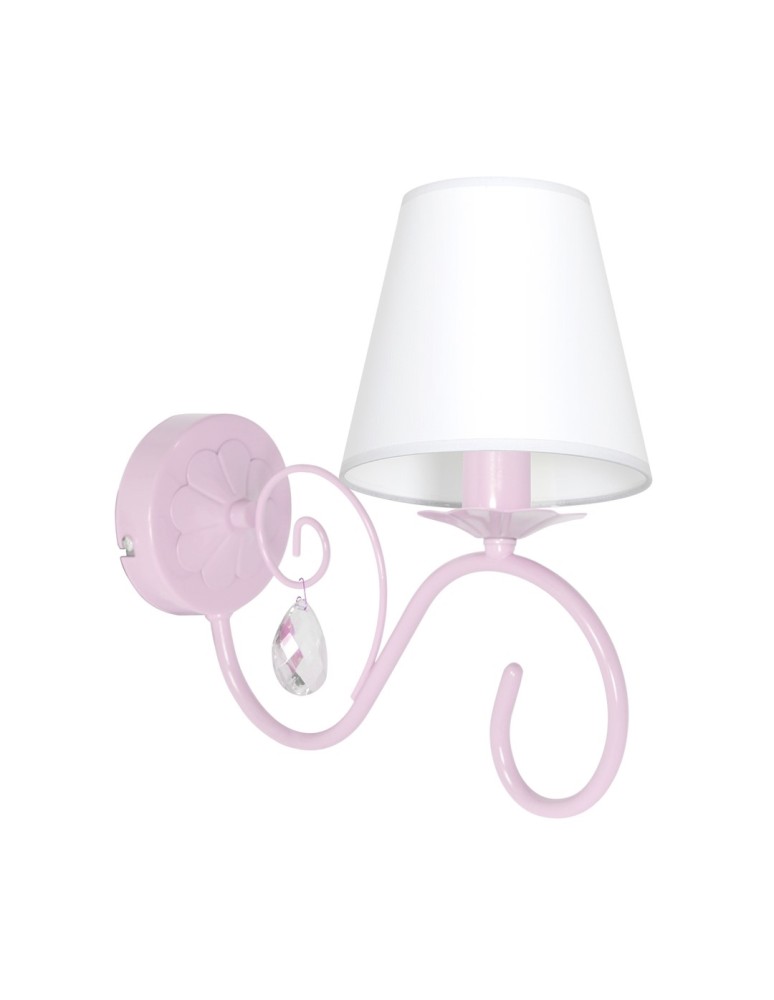 Milagro Kinkiet SARA PINK 1xE14/40W/230V MLP1050 Milagro Kinkiet SARA PINK 1xE14/40W/230V MLP1050