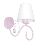 Milagro Kinkiet SARA PINK 1xE14/40W/230V MLP1050 Milagro Kinkiet SARA PINK 1xE14/40W/230V MLP1050