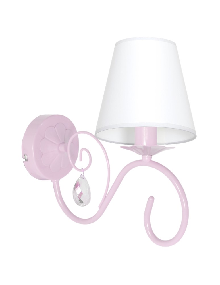 Milagro Kinkiet SARA PINK 1xE14/40W/230V MLP1050 Milagro Kinkiet SARA PINK 1xE14/40W/230V MLP1050