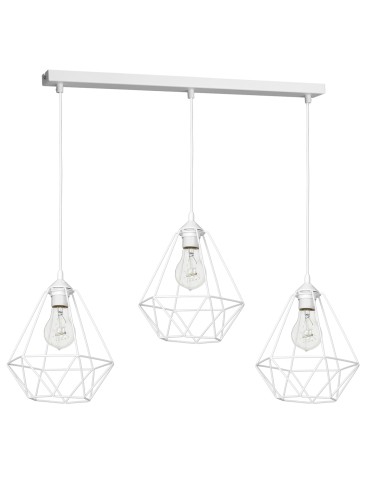 Milagro Lampa wisząca BASKET WHITE 3xE27 MLP7213