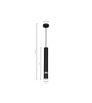 Milagro Lampa wisząca JOKER BLACK 1xGU10 MLP1413 Milagro Lampa wisząca JOKER BLACK 1xGU10 MLP1413