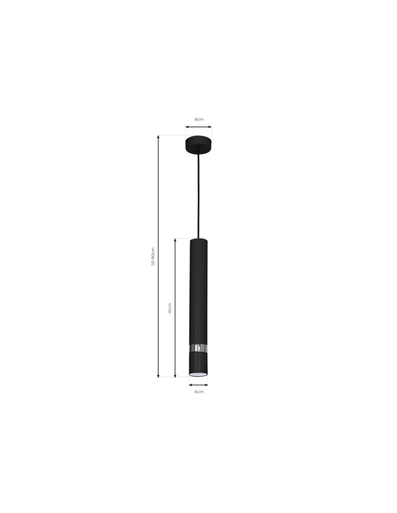 Milagro Lampa wisząca JOKER BLACK 1xGU10 MLP1413 Milagro Lampa wisząca JOKER BLACK 1xGU10 MLP1413