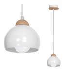 Milagro Lampa wisząca DAMA WHITE 1xE27 MLP6440 Milagro Lampa wisząca DAMA WHITE 1xE27 MLP6440