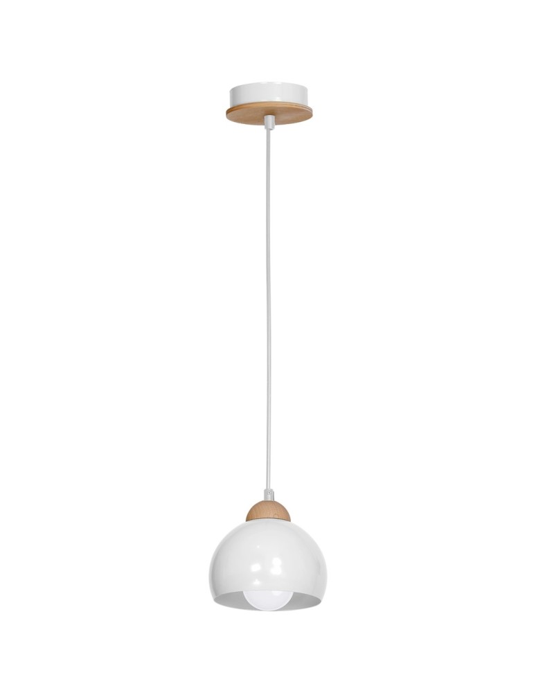 Milagro Lampa wisząca DAMA WHITE 1xE27 MLP6440 Milagro Lampa wisząca DAMA WHITE 1xE27 MLP6440