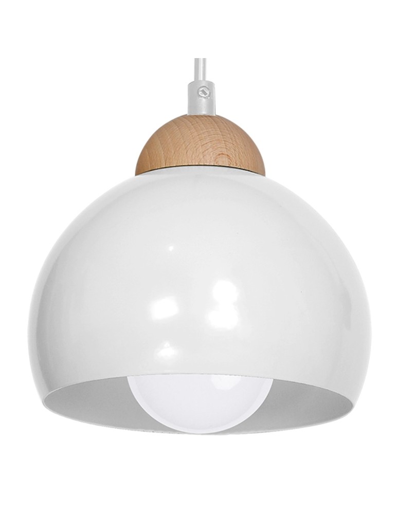 Milagro Lampa wisząca DAMA WHITE 1xE27 MLP6440 Milagro Lampa wisząca DAMA WHITE 1xE27 MLP6440