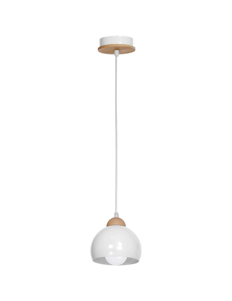 Milagro Lampa wisząca DAMA WHITE 1xE27 MLP6440 Milagro Lampa wisząca DAMA WHITE 1xE27 MLP6440