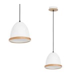 Milagro Lampa wisząca STUDIO WHITE 1xE27 MLP8849 Milagro Lampa wisząca STUDIO WHITE 1xE27 MLP8849