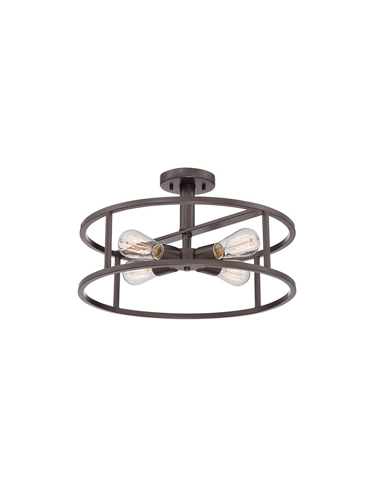 Lampy sufitowe - Quoizel NEW HARBOR 4x60W E27 QZ/NEWHARBOR/SF Sufitowa - produkt kolory-swiatla.pl 1