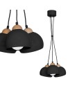 Milagro Lampa wisząca DAMA BLACK 3xE27 MLP6580