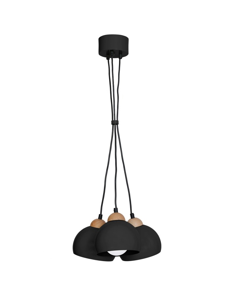 Milagro Lampa wisząca DAMA BLACK 3xE27 MLP6580