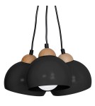 Lampy wiszące - Milagro Lampa wisząca DAMA BLACK 3xE27 MLP6580 - product 5