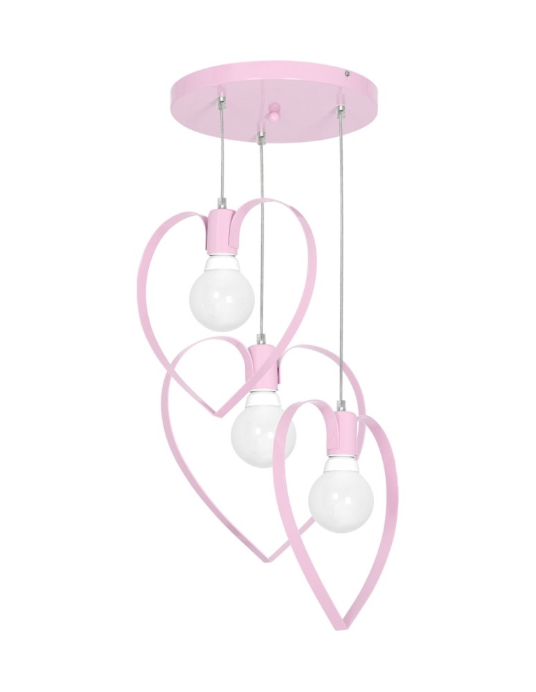 Milagro Lampa wisząca AMORE PINK 3xE27 MLP9954 Milagro Lampa wisząca AMORE PINK 3xE27 MLP9954