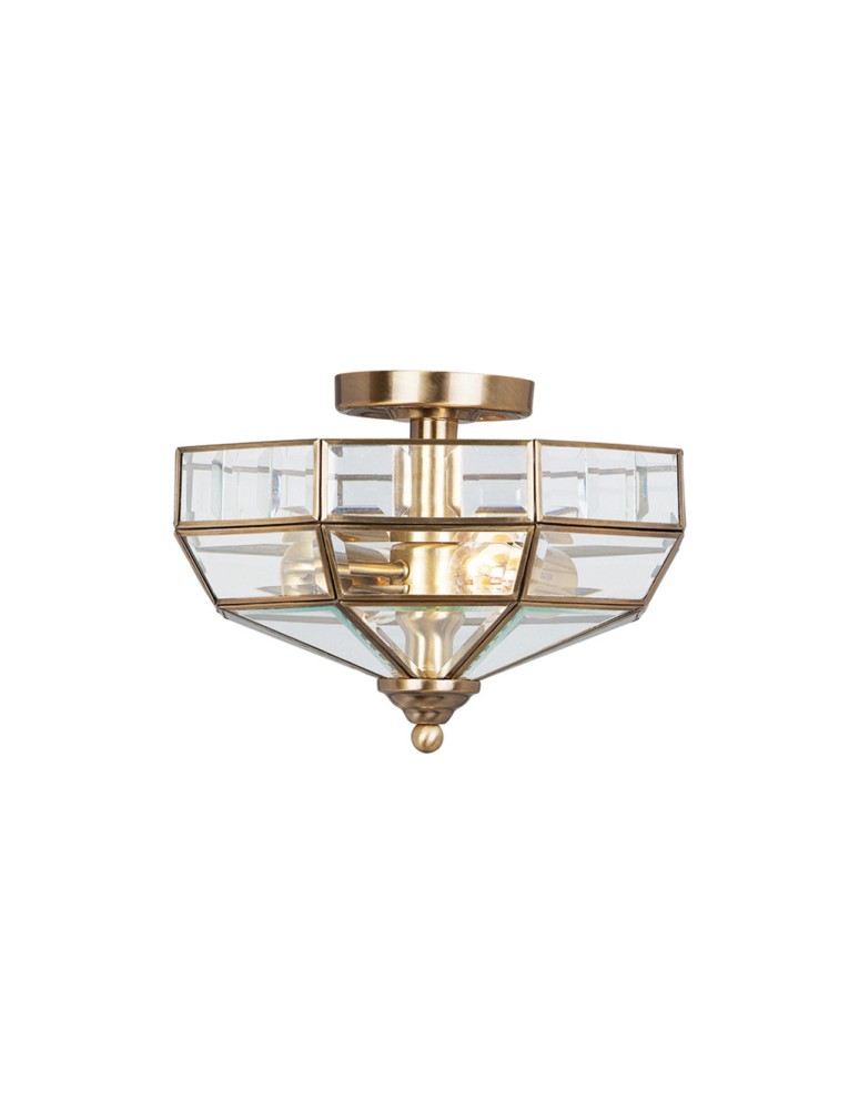 Lampy sufitowe - Elstead OLD PARK 2x60W E27 OLD PARK AB Sufitowa - produkt kolory-swiatla.pl 1