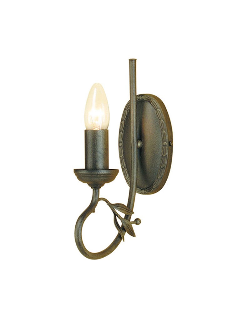 Kinkiety świecznikowe - Elstead Lighting Interior Kinkiet OLIVIA 1x60W E14 OV1 BLK/GOLD - produkt kolory-swiatla.pl 1
