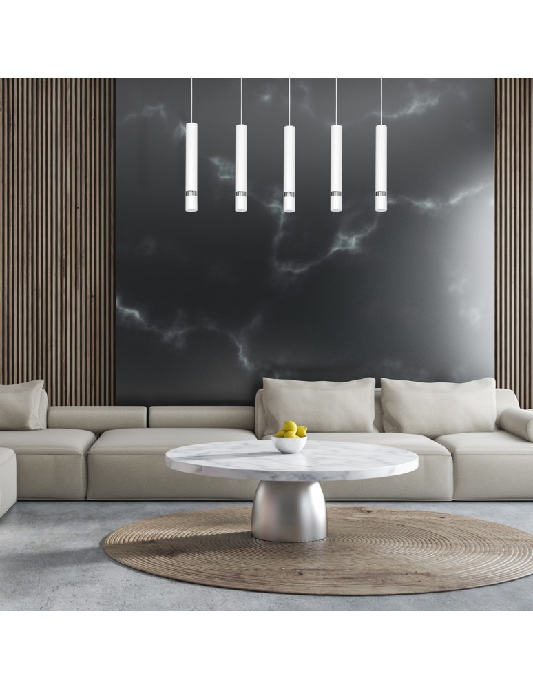 Milagro Lampa wisząca JOKER WHITE 5xGU10 MLP1412 Milagro Lampa wisząca JOKER WHITE 5xGU10 MLP1412