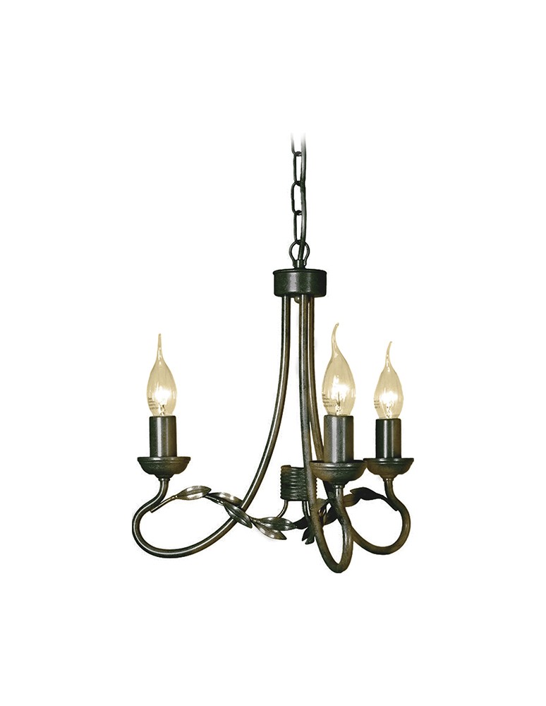 Żyrandole świecznikowe - Elstead Lighting Interior Wisząca OLIVIA 3x60W E27 OV3 BLK/GOLD - produkt kolory-swiatla.pl 1