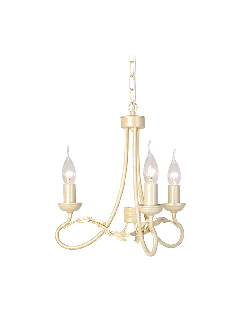 Żyrandole świecznikowe - Elstead Lighting Interior Wisząca OLIVIA 3x60W E27 OV3 IVORY/GOLD - produkt kolory-swiatla.pl 1