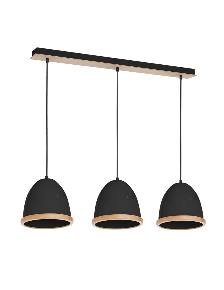 Milagro Lampa wisząca STUDIO BLACK 3xE27 MLP8853 Milagro Lampa wisząca STUDIO BLACK 3xE27 MLP8853
