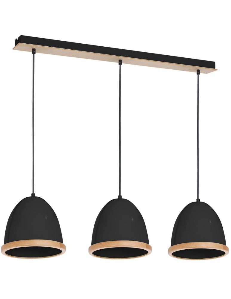 Milagro Lampa wisząca STUDIO BLACK 3xE27 MLP8853 Milagro Lampa wisząca STUDIO BLACK 3xE27 MLP8853