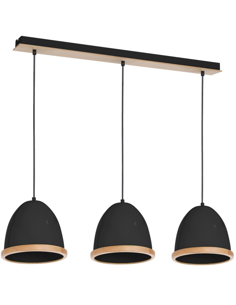 Milagro Lampa wisząca STUDIO BLACK 3xE27 MLP8853 Milagro Lampa wisząca STUDIO BLACK 3xE27 MLP8853