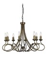 Elstead Lighting Interior Wisząca OLIVIA 8x60W E27 OV8 BLK/GOLD