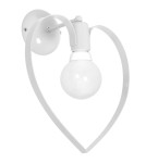 Milagro Kinkiet AMORE WHITE 1xE27 MLP9949 Milagro Kinkiet AMORE WHITE 1xE27 MLP9949