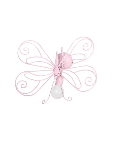 Milagro Kinkiet MOTYL 2 PINK 1xE27 MLP3931