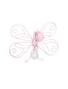 Milagro Kinkiet MOTYL 2 PINK 1xE27 MLP3931