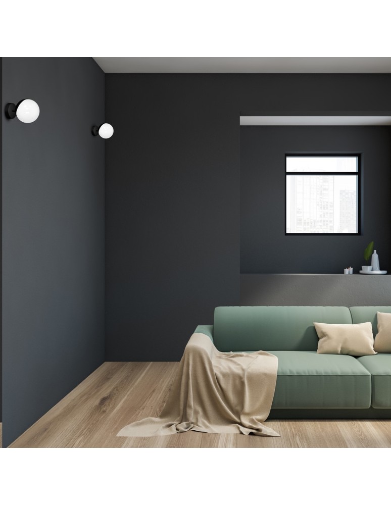 Milagro Kinkiet SFERA BLACK 1xE14 MLP8854