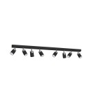 Milagro Lampa sufitowa JOKER BLACK 8xGU10 MLP9482 Milagro Lampa sufitowa JOKER BLACK 8xGU10 MLP9482