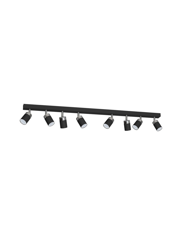 Milagro Lampa sufitowa JOKER BLACK 8xGU10 MLP9482 Milagro Lampa sufitowa JOKER BLACK 8xGU10 MLP9482
