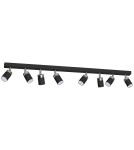 Milagro Lampa sufitowa JOKER BLACK 8xGU10 MLP9482 Milagro Lampa sufitowa JOKER BLACK 8xGU10 MLP9482