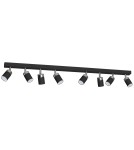 Milagro Lampa sufitowa JOKER BLACK 8xGU10 MLP9482 Milagro Lampa sufitowa JOKER BLACK 8xGU10 MLP9482