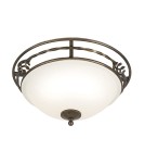 Lampy sufitowe - Elstead Lighting Interior PLAFON PEMBROKE 2x60W E27 PB/F/A BLK/GOLD - product 1