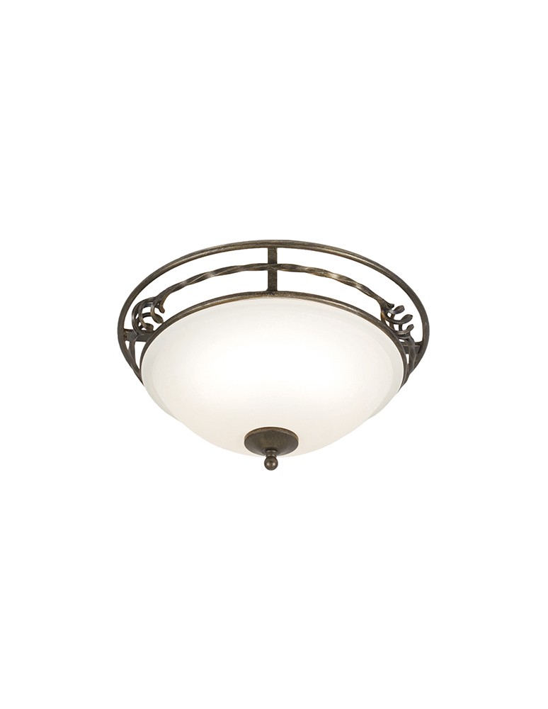 Lampy sufitowe - Elstead Lighting Interior PLAFON PEMBROKE 2x60W E27 PB/F/A BLK/GOLD - produkt kolory-swiatla.pl 1