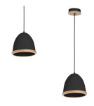 Milagro Lampa wisząca STUDIO BLACK 1xE27 MLP8852 Milagro Lampa wisząca STUDIO BLACK 1xE27 MLP8852