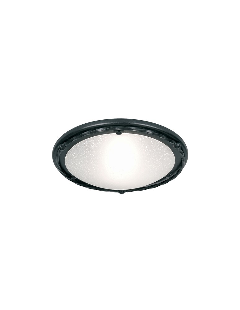Lampy sufitowe - Elstead Lighting Interior PLAFON PEMBROKE 1x100W E27 PB/F/B BLACK - produkt kolory-swiatla.pl 1