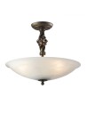 Elstead Lighting Interior SUFITOWA PEMBROKE 3x60W E14 PB/SF/A BLK/GOLD