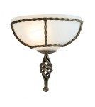 Kinkiety - Elstead Lighting Interior Kinkiet PEMBROKE 1x60W E27 PB/WU BLK/GOLD - produkt 1