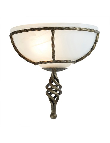 Elstead Lighting Interior Kinkiet PEMBROKE 1x60W E27 PB/WU BLK/GOLD