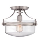 Lampy sufitowe - Quoizel PENN STATION 1x60W E14 QZ/PENNSTAT/F BN Sufitowa - product 1