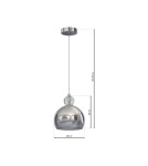 Milagro Lampa Wisząca TOLEDO 1xE27 MLP4244 Milagro Lampa Wisząca TOLEDO 1xE27 MLP4244