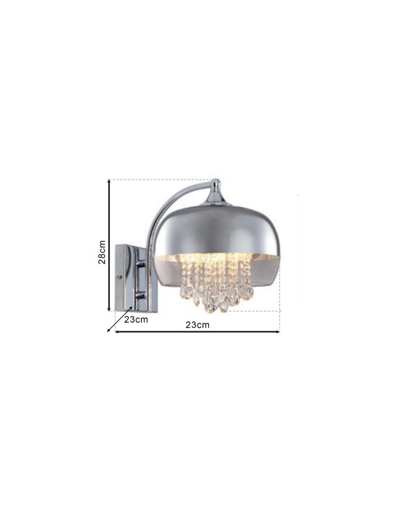 Milagro Kinkiet LUNA 1xE14 LED ML3803 Milagro Kinkiet LUNA 1xE14 LED ML3803