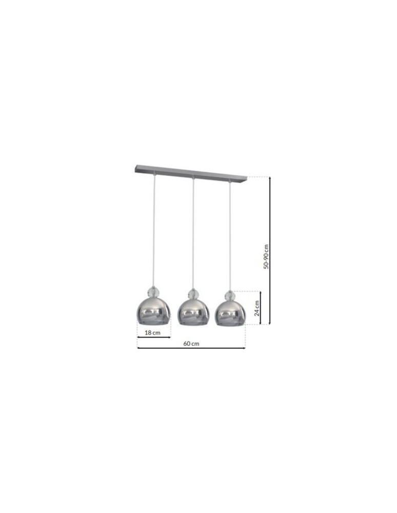 Milagro Lampa Wisząca TOLEDO 3xE27 MLP4245 Milagro Lampa Wisząca TOLEDO 3xE27 MLP4245