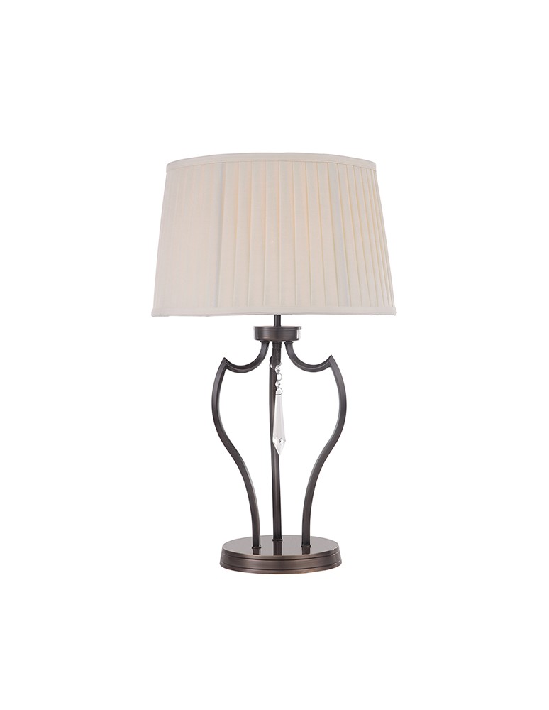 Lampy stołowe z abażurem - Elstead PIMLICO 1x60W E27 PM/TL DB Stołowa - produkt kolory-swiatla.pl 1