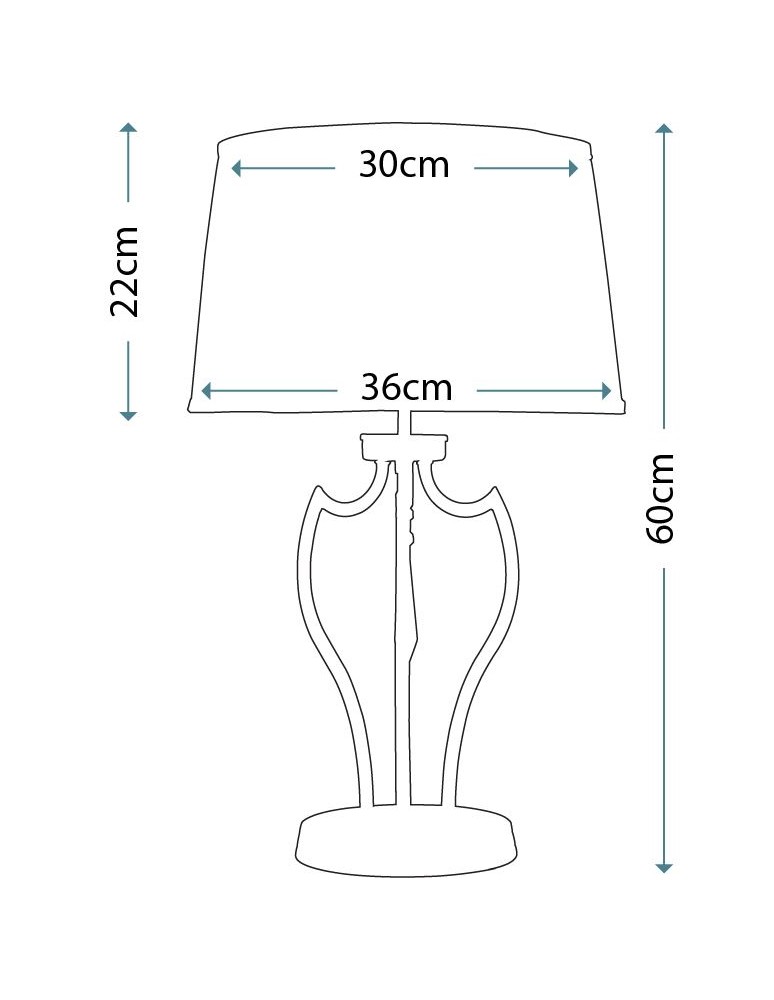 Lampy stołowe z abażurem - Elstead PIMLICO 1x60W E27 PM/TL PN Stołowa - product kolory-swiatla.pl 2