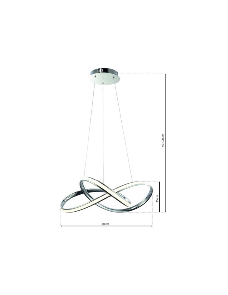 Milagro Lampa Wisząca CAPPIO 36W LED ML3806 Milagro Lampa Wisząca CAPPIO 36W LED ML3806