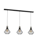 Lampy wiszące - Milagro Lampa wisząca JEWEL BLACK 3xE27 MLP4209 - product 1