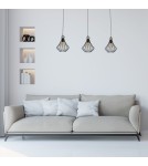 Lampy wiszące - Milagro Lampa wisząca JEWEL BLACK 3xE27 MLP4209 - product 2