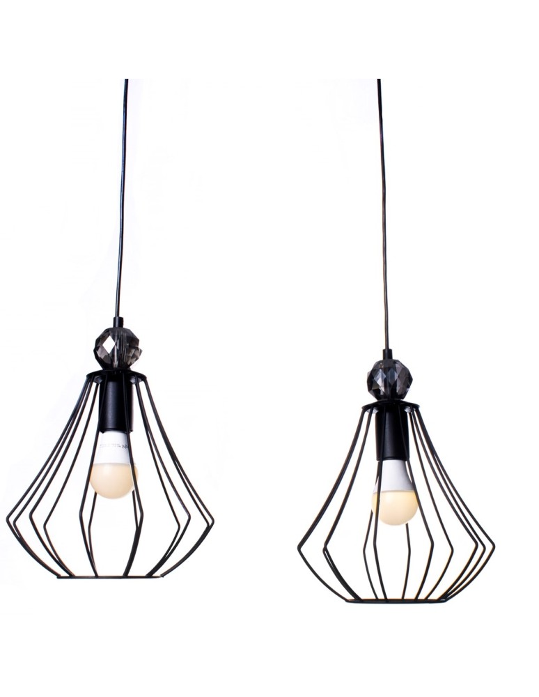 Milagro Lampa wisząca JEWEL BLACK 3xE27 MLP4209